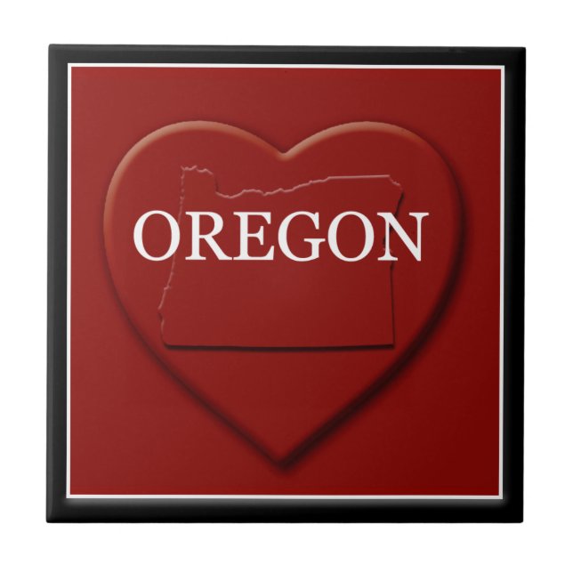 Carreau Carnet de couleurs de l'Oregon (Devant)