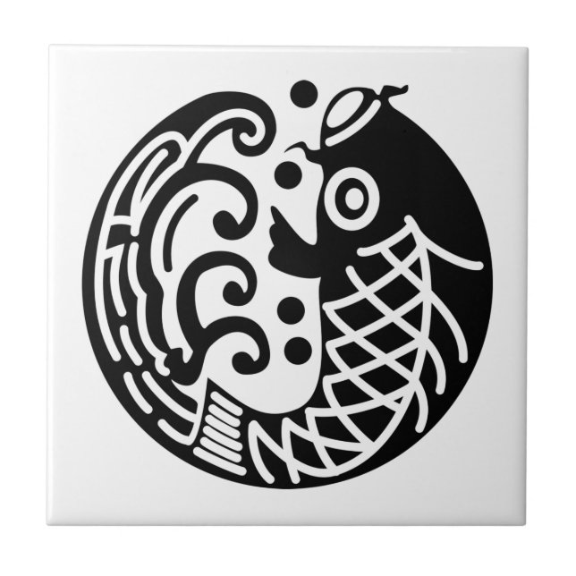 Carreau Carpe et vague (Devant)