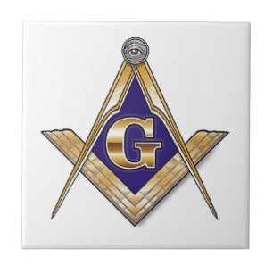 Carreau Carré et boussoles discrets de bleu