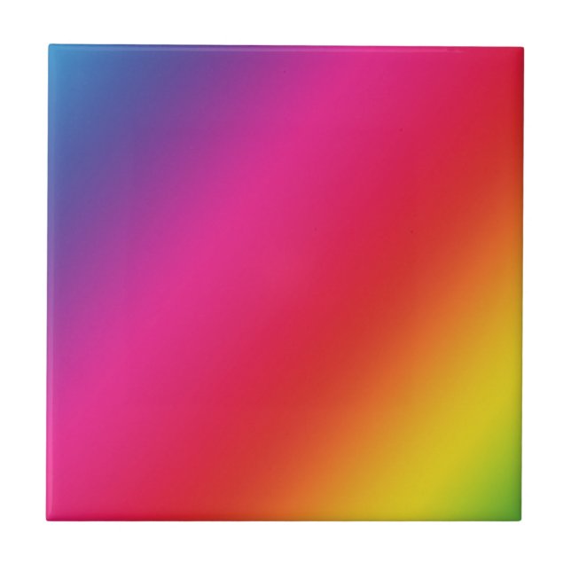 Carreau Carreaux/Trivet Arc-en-ciel (Devant)