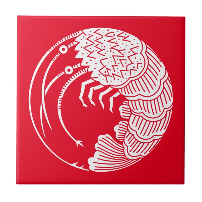 Carreau Carrelage à langoustes (Devant)