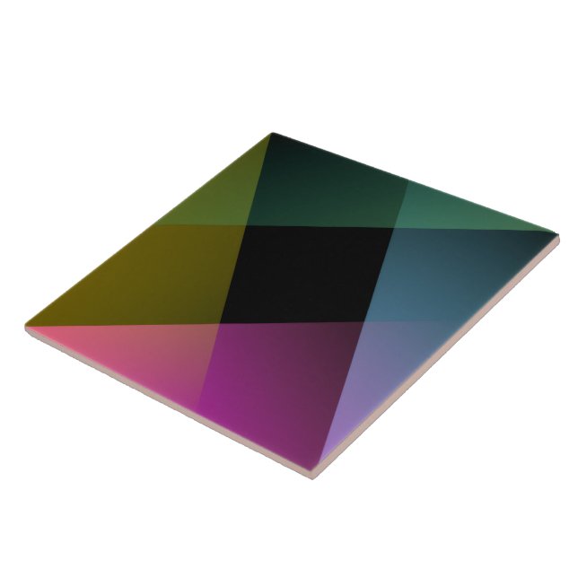 Carreau Carrelage Abstrait Géométrique Prismatique (Côté)