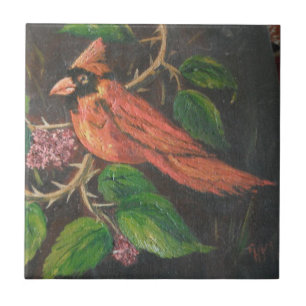 Carreau Carrelage Ann Hayes Peinture Cardinal