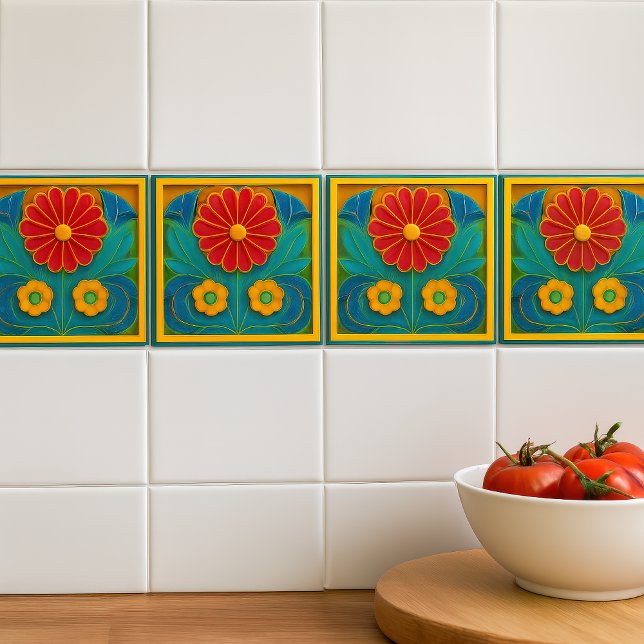 Carreau Carrelage Art déco en céramique (Art Deco Tile)