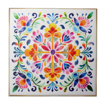 Carrelage Art Fleurs Mexicaines