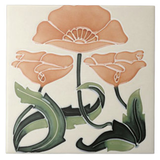 Carreau Carrelage Art nouveau cheminée décorative