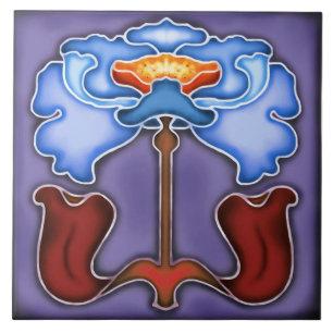 Carreau Carrelage Art nouveau cheminée décorative