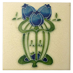 Carreau Carrelage Art nouveau cheminée décorative