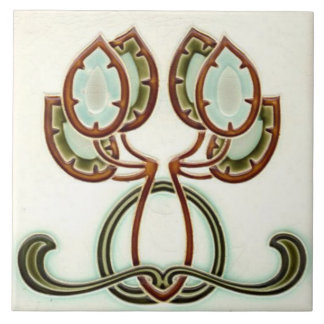 Carreau Carrelage Art nouveau cheminée décorative