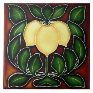 Carreau Carrelage Art nouveau cheminée décorative