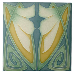 Carreau Carrelage Art nouveau cheminée décorative