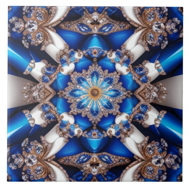 Carreau Carrelage aux couleurs argentines design moderne (Devant)