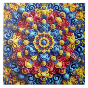 Carreau Carrelage aux couleurs roumaines Design moderne