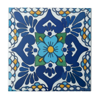 Carreau Carrelage bleu espagnol