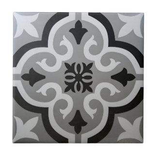 Carreau carrelage bleu gris vintage