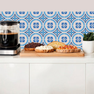 Carreau Carrelage bleu méditerranéen