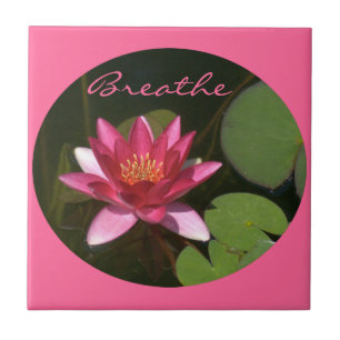 Carreau Carrelage, Blossom Rose Lotus, Image Ronde, "Respi