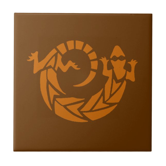 Carreau Carrelage Brown Gecko Sud-Ouest (Devant)