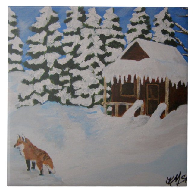 Carreau Carrelage Cabine d'hiver (Devant)