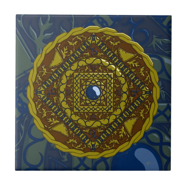 Carreau Carrelage Capricorn Mandala (Devant)
