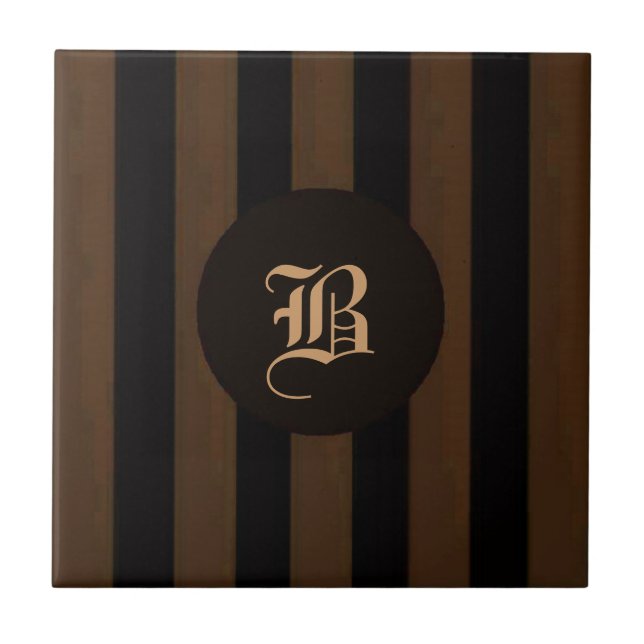 Carreau Carrelage Carmal & Black Strip B (Devant)