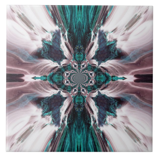 Carreau Carrelage Cascade bleu (Devant)