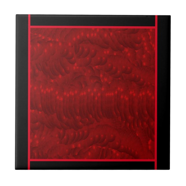 Carreau Carrelage céramique COULEUR ROUGE (Devant)