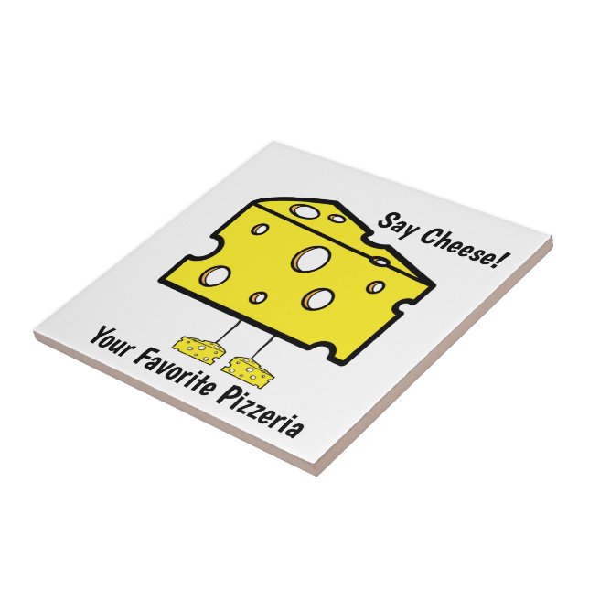 Carreau Carrelage céramique Dites Fromage Pizzeria Favorit (Côté)