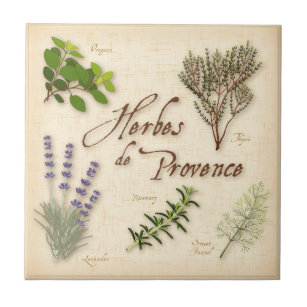 Carreau Carrelage céramique Herbes de Provence