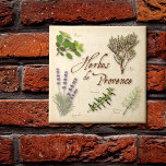 Carreau Carrelage céramique Herbes de Provence<br><div class="desc">Herbes de Provence, un mélange populaire d'herbes aromatiques du sud-ouest de la France utilisé par les chefs pour savourer viandes, poissons, soupes, ragoûts et légumes. Combiner les herbes séchées entières : 2 c. à s. Feuilles De thym 1 C. À S. Oregano feuilles 1 C. À S. Feuilles de romarin...</div>