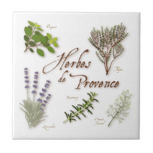 Carreau Carrelage céramique Herbes de Provence