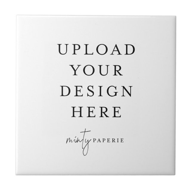 Carreau Carrelage céramique personnalisé - Faites-le vous- (Devant)