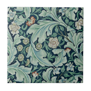 CARREAU CARRELAGE CÉRAMIQUE ; WILLIAM MORRIS : MODÈLE FLOR
