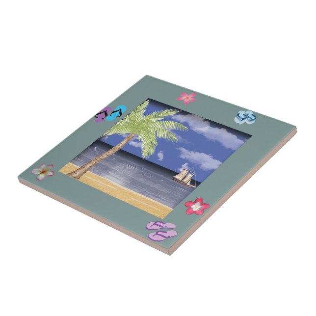 Carreau Carrelage conçu pour la plage (Côté)