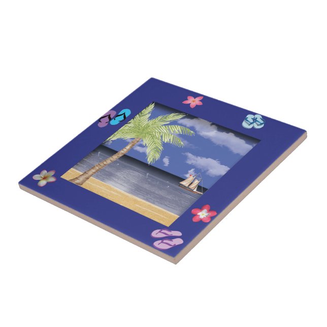 Carreau Carrelage conçu pour la plage (Côté)