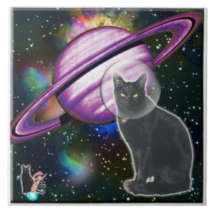 Carreau Carrelage Cosmo Space-Cat