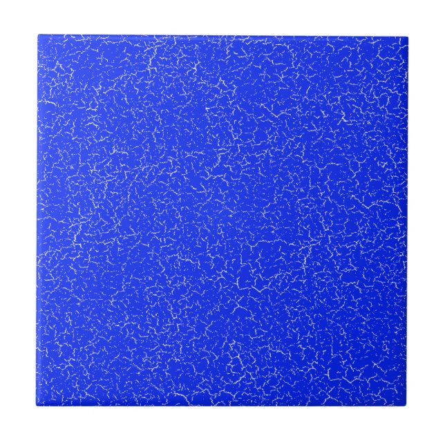 Carreau Carrelage couleur uni bleu électrique (Devant)