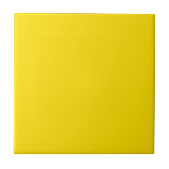 Carreau Carrelage couleur uni jaune or (Devant)