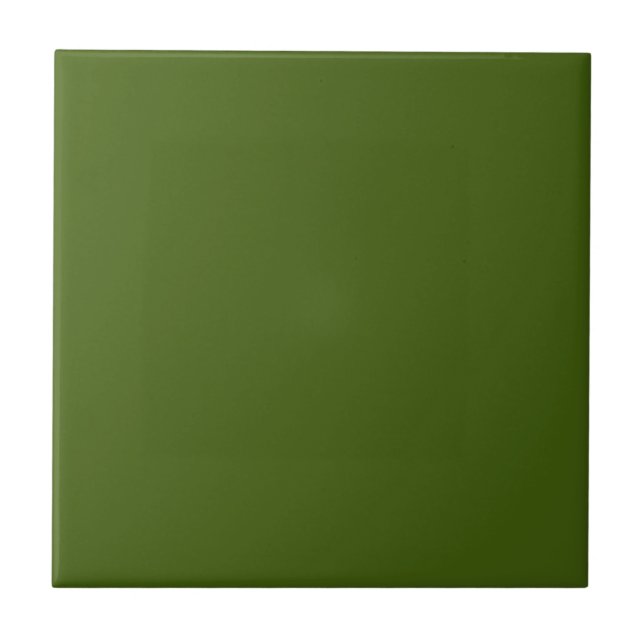 Carreau Carrelage couleur vert foncé rétro Avocado (Devant)
