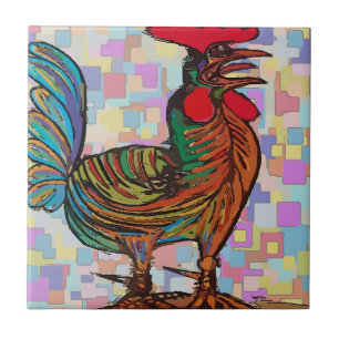 Carreau Carrelage d'apparence Delft Hollandais multicolore