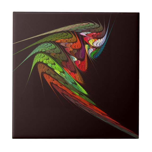 Carreau Carrelage d'art Abstrait de Chameleon (Devant)