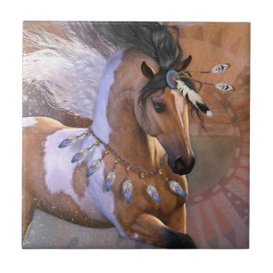 Carreau Carrelage d'art en plumes dorées