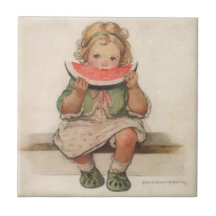 Carreau Carrelage d'art vintage