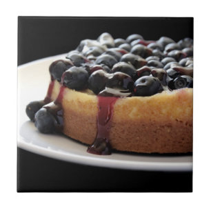 Carreau carrelage de cheesecake aux myrtilles