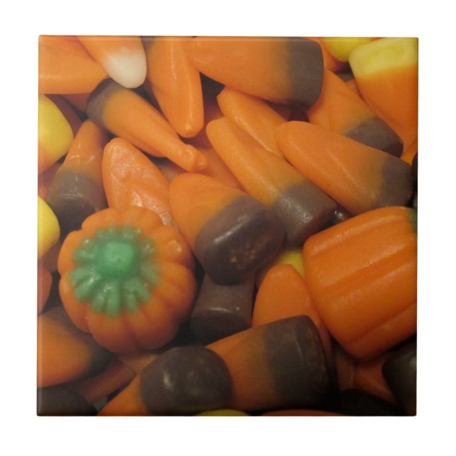 Carreau Carrelage de Corne à bonbons d'automne (Devant)