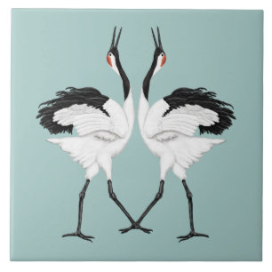 Carreau Carrelage de grues dansantes