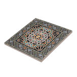 Carreau Carrelage de l'Alhambra<br><div class="desc">Ce design est réalisé à partir d'un carrelage original à l'Alhambra à Grenade,  en Espagne. 

Plus d'éléments avec cette conception à l'adresse:www.zazzle.com/aura2000/alhambratiles</div>