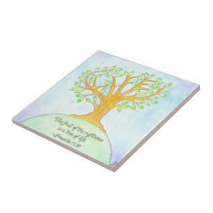 Carreau Carrelage de l'arbre de vie / Trivet