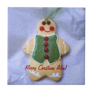Carreau Carrelage de l'ornement du biscuit de Noël