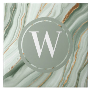 Carreau Carrelage de marbre vert clair Mer Pierre Turquois